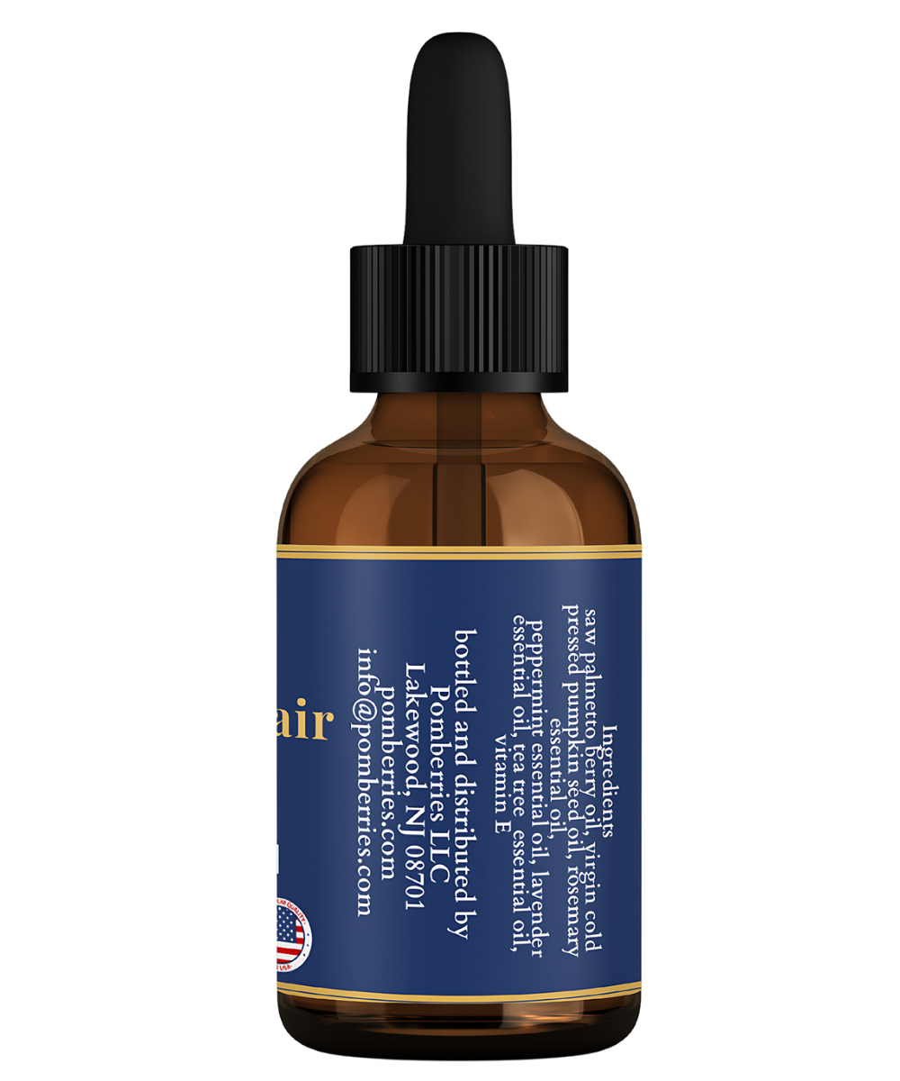 Saw Palmetto Oil Hair Loss Treatment with Rosemary Essential, Tea Tree Essentail, Peppermint Essential, Lavender Essential Oil & Pumpkin Seed Oil for Hair Growth & Strenthning for Men & Women