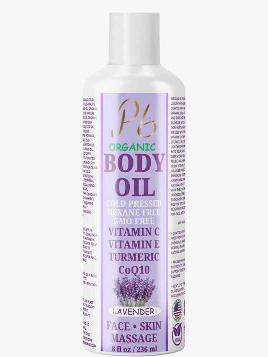 Organic Body Oil - 8 fl oz