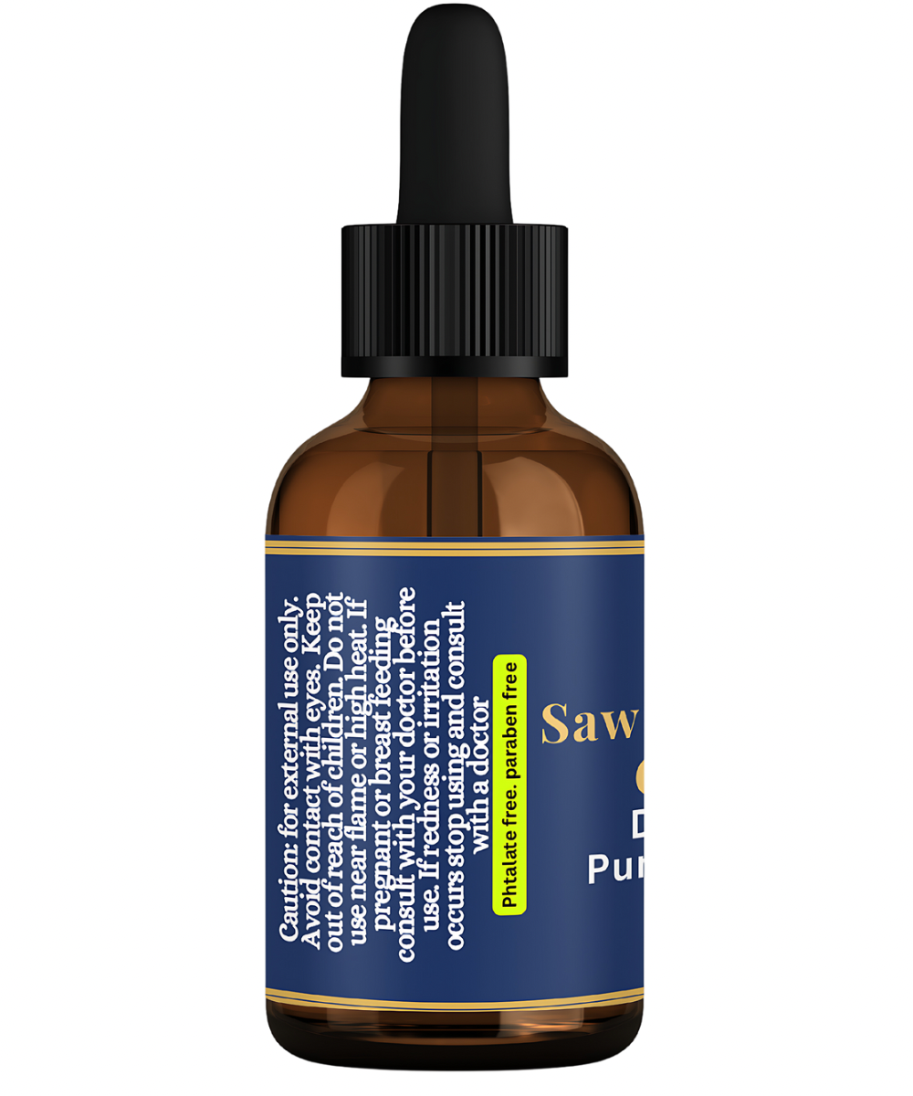 Saw Palmetto Oil For Hair Growth. Hair Thickening .Moisturizing