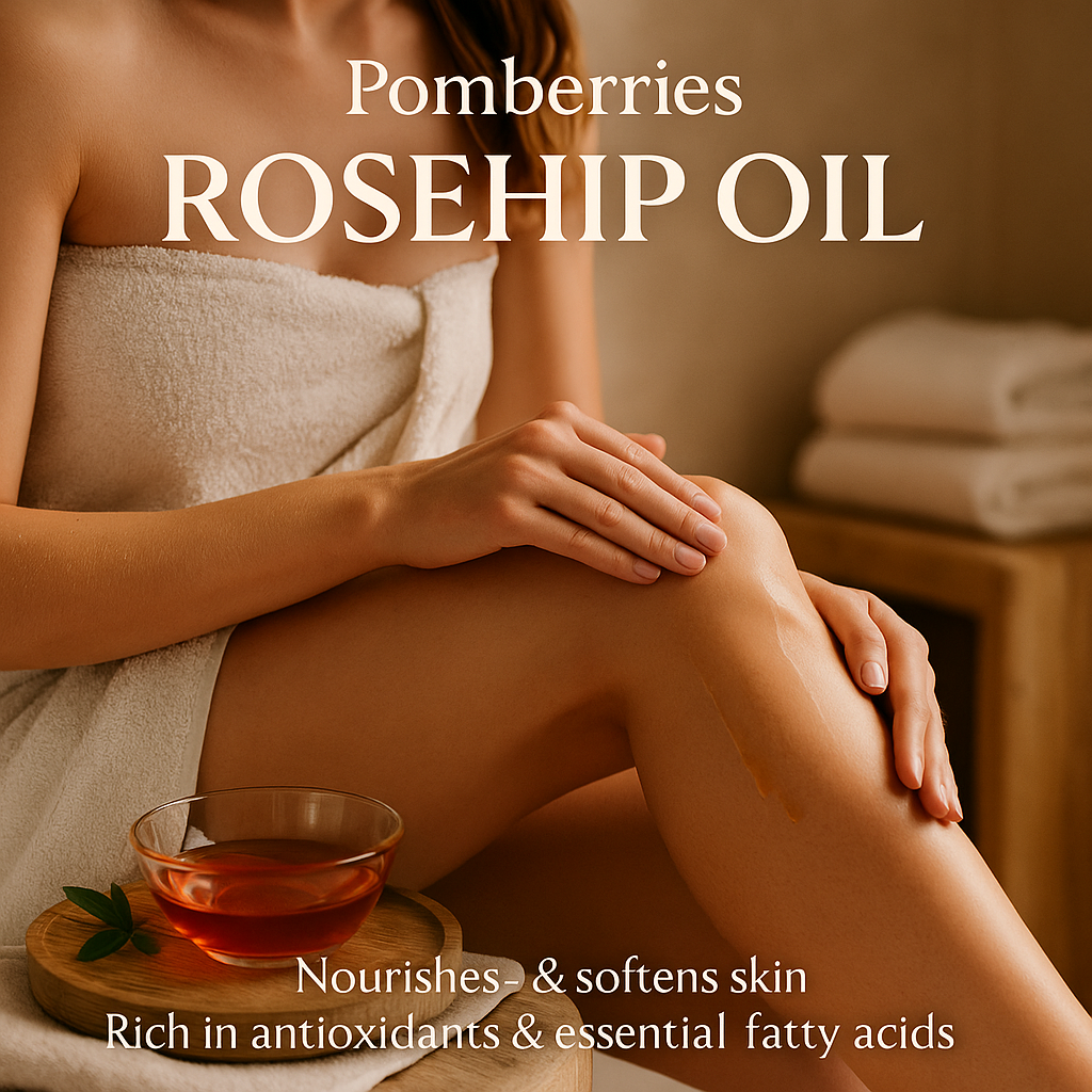 Organic Cold Pressed Rosehip Oil – 16 fl oz | Unrefined, Hexane-Free, Glass Bottle with Pump | Face, Body & Hair Moisturizer | Skin Brightening | Anti-Aging | Dark Spot Support