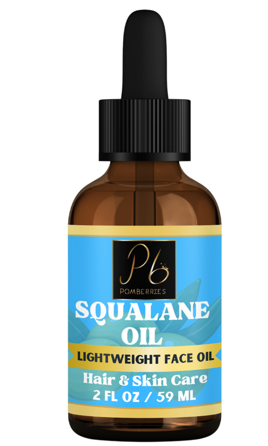 Squalane Oil Derived from Organic Olives, Moisturizer for Face, Skin & Hair, Face Oil, Anti-Aging, Plumping, Firming, Natural Body Oil, Squalne Oil for Face, Vegan 2 fl oz