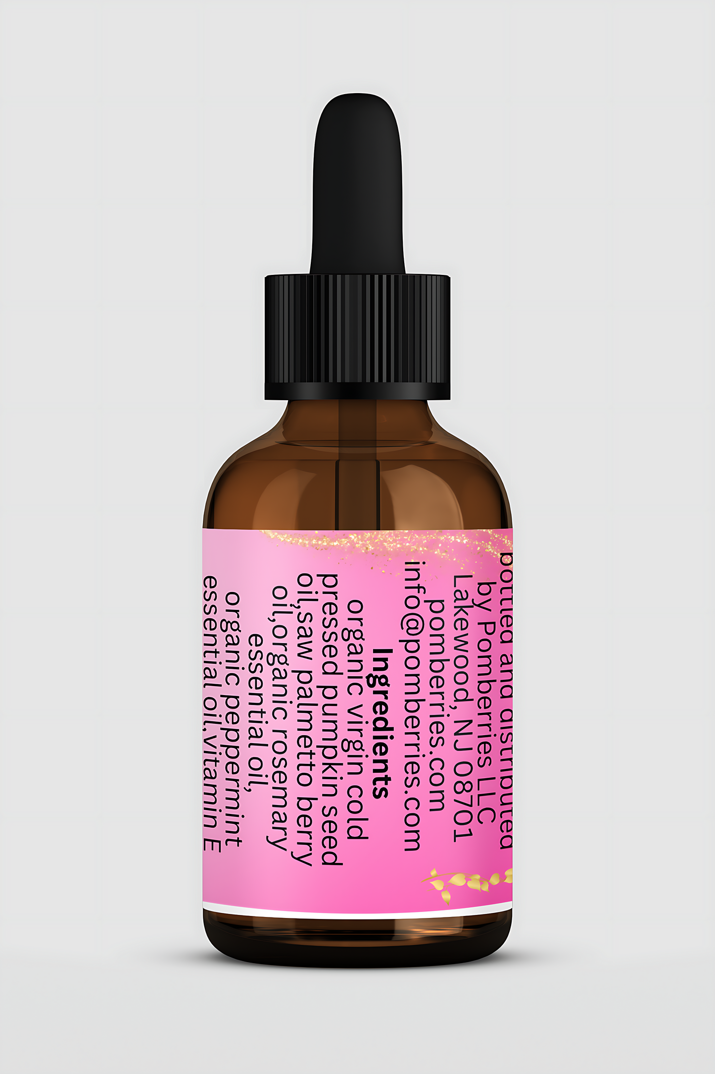 Organic Rosemary Mint Scalp & Hair Repair and Growth Oil With Organic Pumpkin Seed Oil, Organic Peppermint Essential Oil, Saw Palmetto Oil 2 fl oz