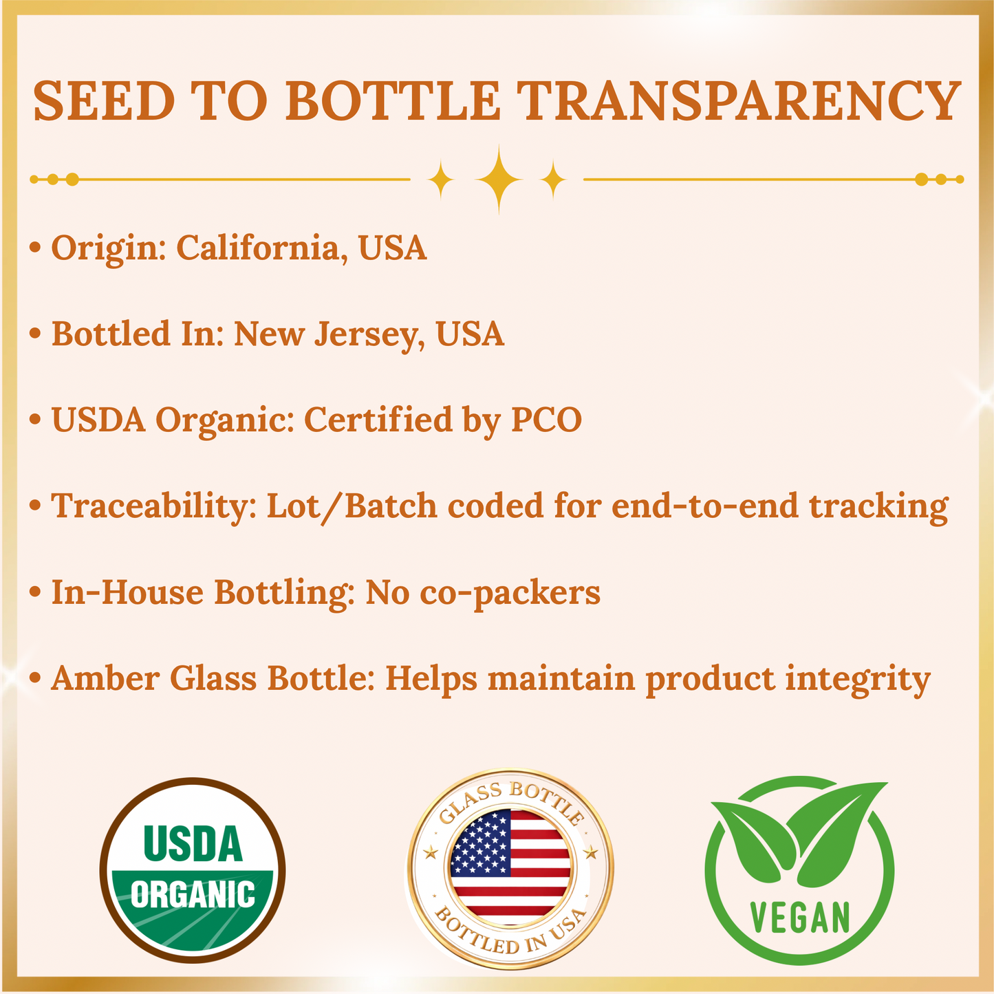 Organic Sweet Almond Oil for Hair & Skin – USDA Organic, Cold-Pressed, Unrefined – California Grown Almond Oil Bottled in USA – 16 fl oz Glass Bottle
