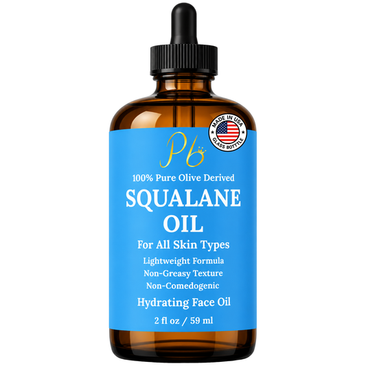 Squalane Oil - 100% Pure Olive Derived Facial Serum 2 fl oz